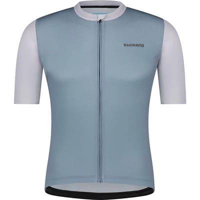 Shimano Aria Aerolite Korte Mouw Wielertrui Blauw S Man