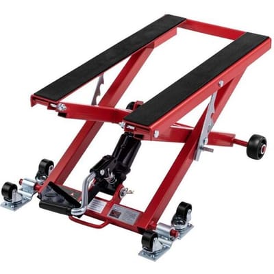 HBM Universele Verrijdbare Motorlift - ROOD