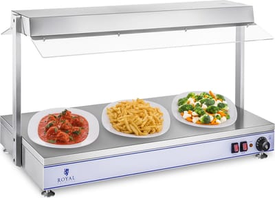 Royal Catering Warmhoudplaat - 3 halogeenlampen - 1.550 W 10010383