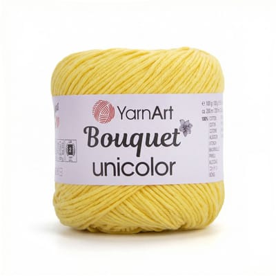 YarnArt Bouquet Unicolor - Katoen Garen - Effen - 100g - 200m - Kleur 3218