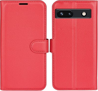 Coverup Hoesje - Geschikt voor Google Pixel 7a Hoesje - Coverup Book Case - Rood