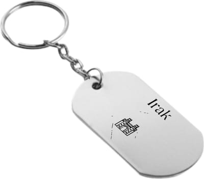 Akyol - Irak Sleutelhanger - Irak - Toeristen - Must go - Iraq travel guide - Accessoires - Cadeau - Gift - Geschenk - 2,5 x 2,5 CM