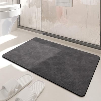 Diatomeeënaarde Kussen Badkamervloermat Toilet Sneldrogend Huishoudelijk Absorberend Matje Toilet Antislipmat Tapijt Deurmat 30 * 40CM