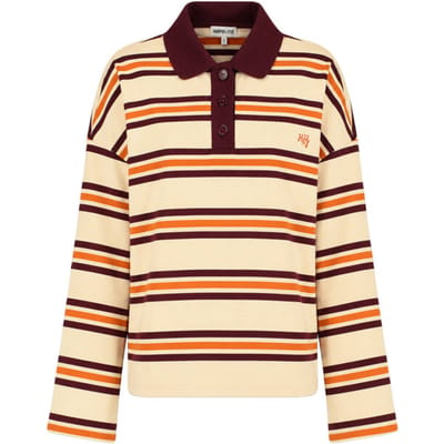Harper & Yve T-shirt Pollie Ju Aw6p501 330 Paprika Stripe Dames Maat - XS