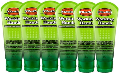O'KEEFFE'S - Working Hands tube - 6 Pak - Voordeelverpakking