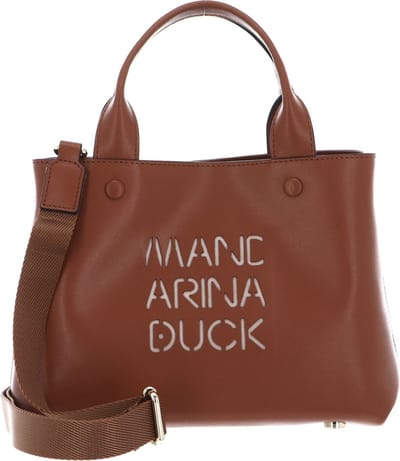 MANDARINA DUCK Handtas Schoudertas Lady Duck Tote Caramel Cafe Bruine