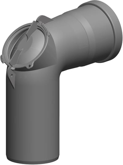 ATEC Controleboog 87 graden DN 80, 1301