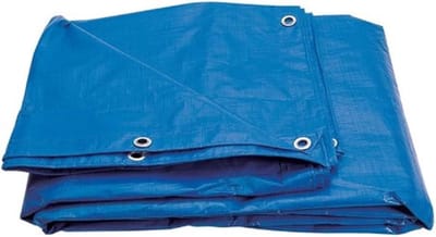 Afdekzeil Polyethyleen - Beschermhoes Tuin - Spullen Beschermen - Waterdicht Materiaal - 5 x 8 Meter - Meerkleurig