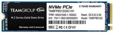 Team Group Mp33 512gb Ssd Harde Schijf M. 2 Transparant