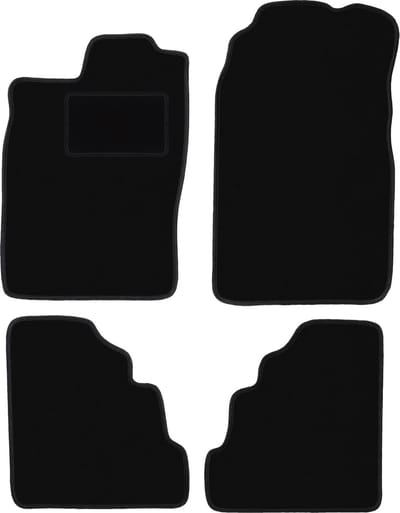Zwarte veloursmatten voor: Saab 900 II hatchback, liftback (1994-1998)