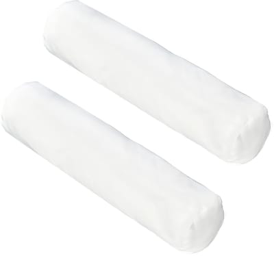 Dailygoods- Nekkussenhoes Set van 2 - Ronde Kussenslopen met Ritssluiting - Zachte/Ademende Kussensloop - 10 x 45 cm - Polyester Materiaal