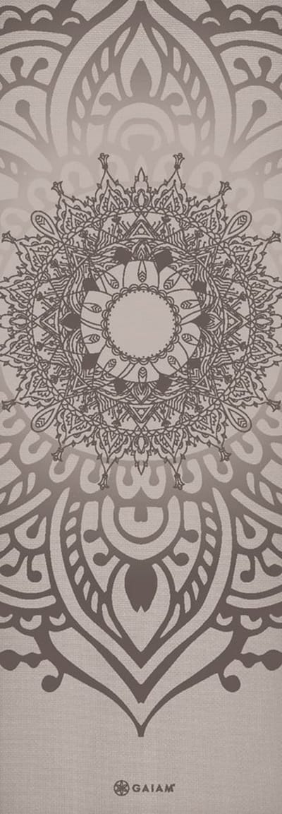 Gaiam Yoga Mat - Sustained Grey Sundial Layers - 5 mm
