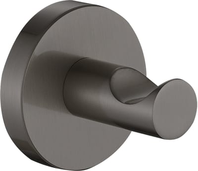 Plieger Vigo Handdoekhaakje – Handdoekhaakjes – Haak Met Schroeven – Haakje Enkel – 10 jaar garantie – Geborsteld Gunmetal