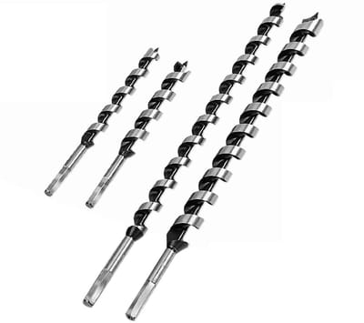 Dailygoods- Houtboor 230 mm - Auger Boor - Spiraalboor - Koolstofstaal - Zeshoekige Schacht - Nauwkeurige Boorkop