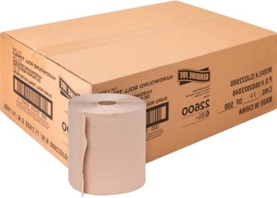 Harde Wondrol Handdoek - Papieren Handdoekrol - Hygiënisch Werken - Hoge Capaciteit - 90 voet lengte - Natuurlijk