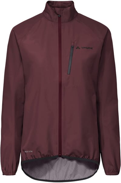VAUDE Drop Jacket III, Hardshell jas, dames fiets-sportjassen, Waterdicht, Winddicht, Hardshell, Hoodless, Slim Fit