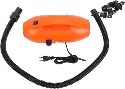 Elektrische Luchtpomp - Opblaas Pomp - Kampeer Spullen Opblazen - Snelle Inflatie - 450W - Zwart