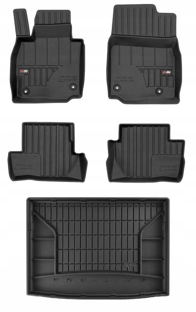 FROGUM ProLine Mazda MX-30 – Automatten & kofferbakmat – Perfecte pasvorm – Versterkt – Geurloos TPE