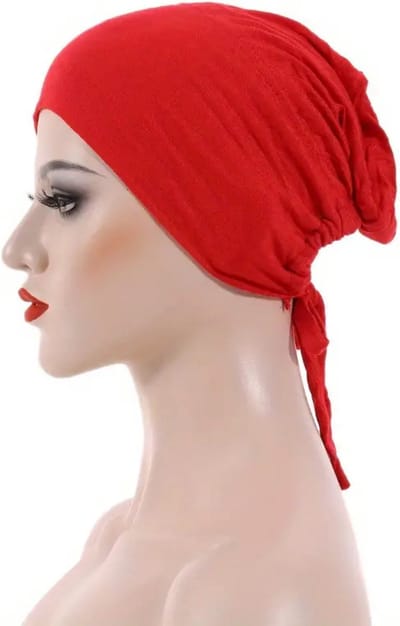 Bovista Hoofddoek - Hijab - Dames - Abaya - Sjaal - Islamitische Kleding - Moslim Kleding - Alhamdulillah - Rood