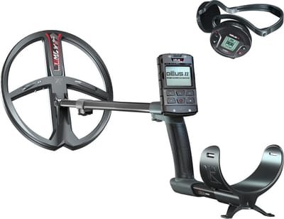 XP DEUS 2 Metaaldetector, 34x28cm FMF zoekschijf, met RC, en WS6 Hoofdtelefoon, draadloos, waterdicht, oplaadbaar