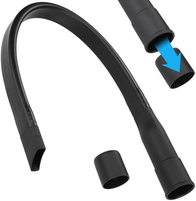Allecto - Flexibele Sleufzuigmond - Universeel voor Stofzuigers - 65 cm Lang - Zwart - Hoogwaardige PP Materialen - Ideaal voor Meubels en Auto