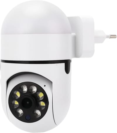 Draadloze Camera - Beveiligingscamera WiFi - Huisbewaking - Volledige Kleuren Nachtvisie - 2MP - Wit