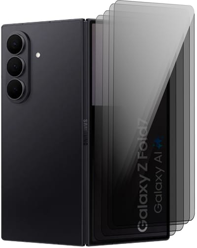 Privacy Screenprotector geschikt voor Samsung Galaxy Z Fold 7 - 4x Volledig Dekkend Glas Screen Protector