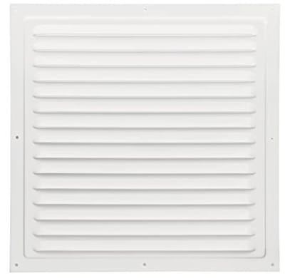 Metalen Ventilatierooster 30 x 30 cm met Insectenbescherming - Weerbestendig en Robuust