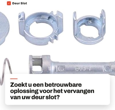 Dailygoods- Deurslot Reparatieset - Geschikt voor E46 3 Serie 1998-2005 - 7 Stuks - Directe Vervangingsonderdelen - Professionele Kwaliteit - Betrouwbaar - Deurslotset