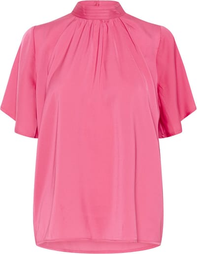 Saint Tropez AileenSZ Flared Blouse Dames Blouse - Honeysuckle