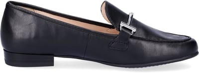 Ara dames leren mocassin zwart 8,5