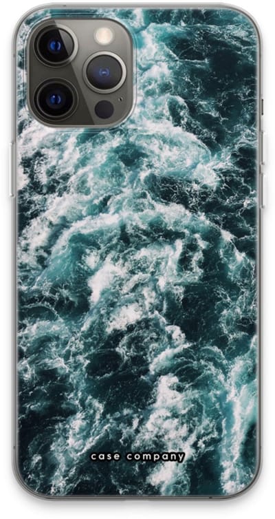 Case Company® - Hoesje geschikt voor iPhone 13 Pro Max hoesje - Zee golf - Soft Cover Telefoonhoesje - Bescherming aan alle Kanten en Schermrand