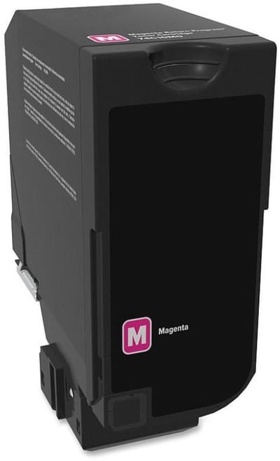 Toner geschikt voor Lexmark 74C2 | 1x Magenta geschikt voor Lexmark CS720DE - CS720 - CS725 - CX725