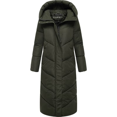 Marikoo dames wintermantel Ranjaa gewatteerd met capuchon & reflecterende details