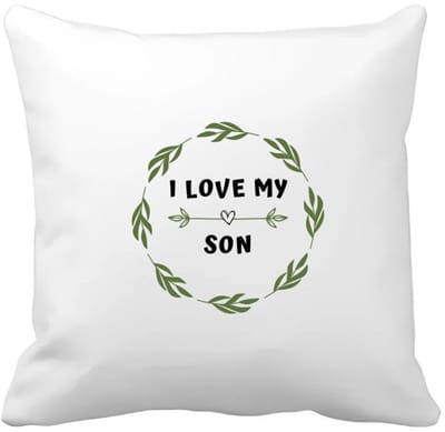 Akyol - i love my son Kussen hoes - Zoon - liefste zoon - verjaardag - cadeautje voor zoon - zoon artikelen - kado - geschenk - 40 bij 40 cm