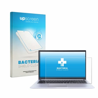 upscreen - Screenprotector voor ASUS Vivobook 15 X1502ZA - Folie Beschermfolie transparant antibacterieel