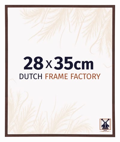 Fotolijst 28x35 cm - Kunststof - Bruin - Angers