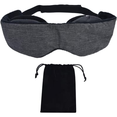 Slaapmasker Ademend 3D Oogmasker Lichtblokkerend Zacht Comfortabel Nachtmasker voor Slaap