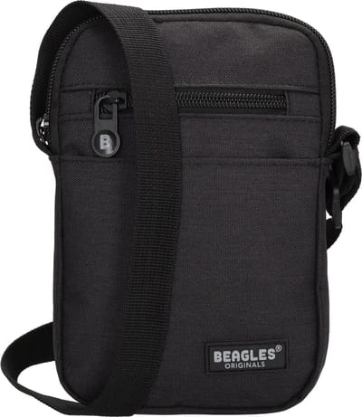 Beagles Originals Kyoto Crossbody Schoudertasje Handig voor Telefoon - Zwart