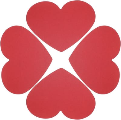 Set van 40 Hartvormige Wenskaarten voor Valentijnsdag, Creatieve DIY Projecten en Persoonlijke Berichten voor Feestdecoraties en Kaartjes