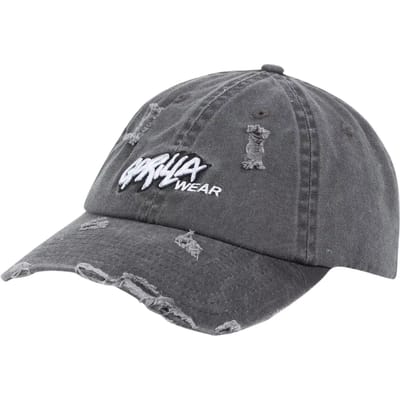 Gorilla Wear Galway Distressed Cap - Pet - Washed Grijs