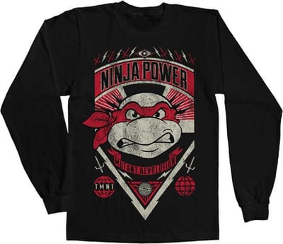 Teenage Mutant Ninja Turtles Longsleeve shirt -S- Ninja Power Zwart