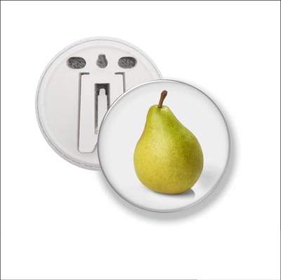 Button Met Clip - Peer