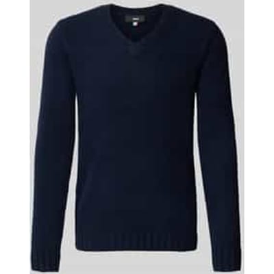 Gebreide pullover met V-hals model 'UPO'