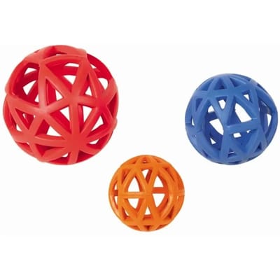 Holle rubberen bal voor honden Nobby Pet