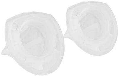 Dailygoods- Vervangingsfilter 2 Stuks - Stofzuigerfilter - Kunststof - 125x120x98mm - Duurzaam - Milieuvriendelijk