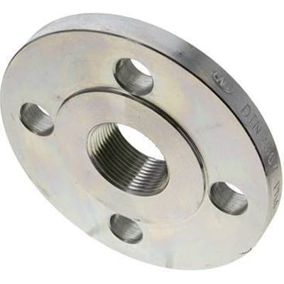 Draadflens DN32-PN40 Rp 1-1/4'' Verzinkt Staal DIN 2567 En EN 1092-1 (Type 13)