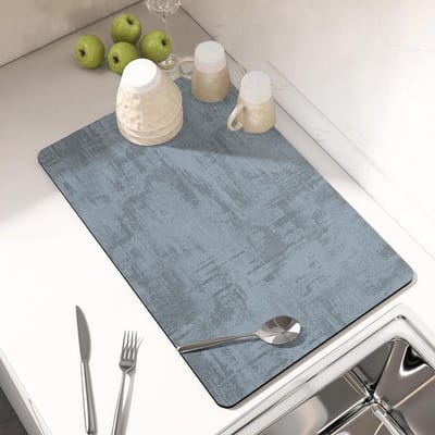 Keuken Afdruipmat Aanrecht Antislip Absorberende Mat Aanrecht Afwasmat Koffiemachine Tafelblad Theemat 30 * 40CM