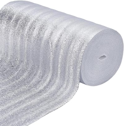 Hittebestendige slag voor pannenlappen 10 m x 40 cm, 3 mm dik EPE-schuim thermisch isolatiemateriaal voor isolerende voering en doe-het-zelf projecten
