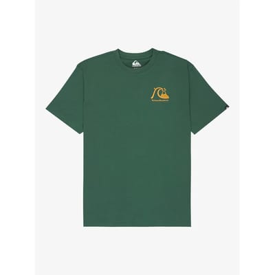 Quiksilver Evo Original Bs T-shirt Met Korte Mouwen Groen S Man